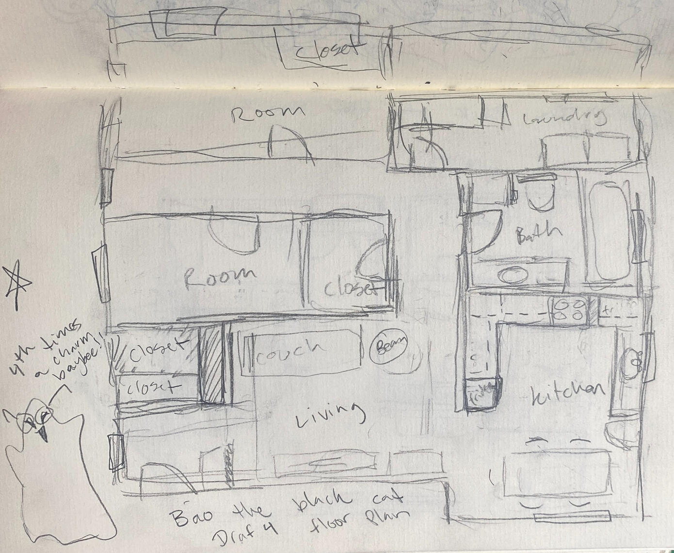 Second Floor Plan Draft for BtBC